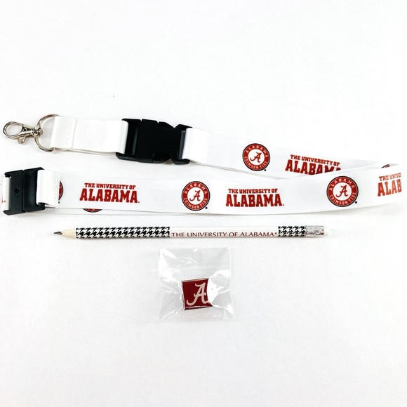 Accessories - Alabama University Lanyard, Pencil, and Pin